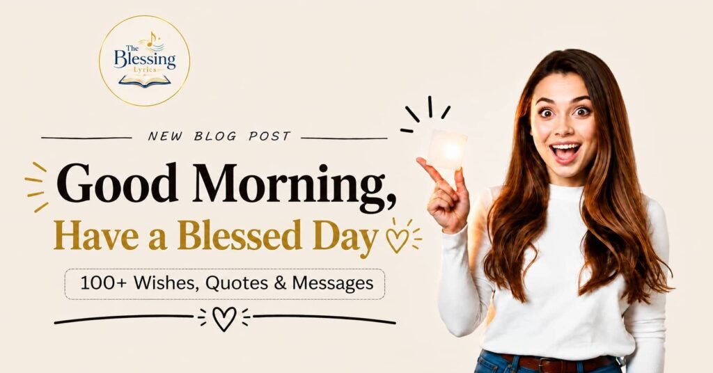 Good Morning Have a Blessed Day wishes quotes and messages
