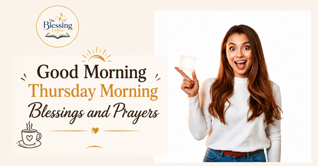 Good Morning Thursday Morning Blessings and Prayers with inspirational faith message