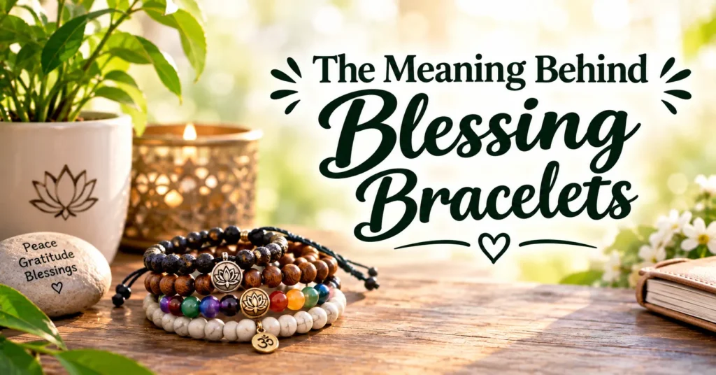The Meaning Behind Blessing Bracelets – Meaningful bracelets symbolizing blessings, peace, and gratitude.