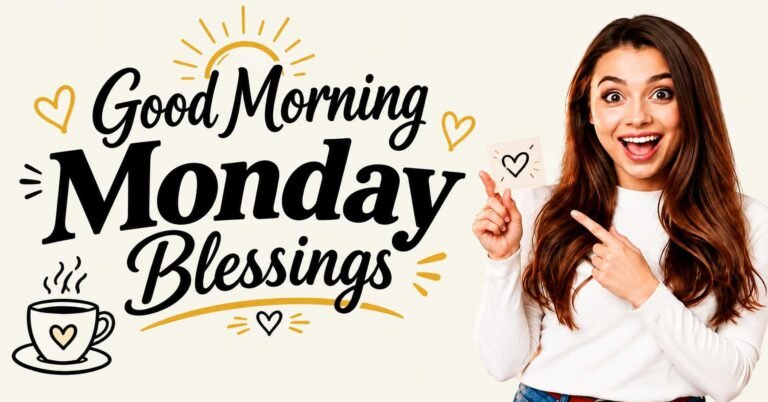 Good Morning Monday Blessings