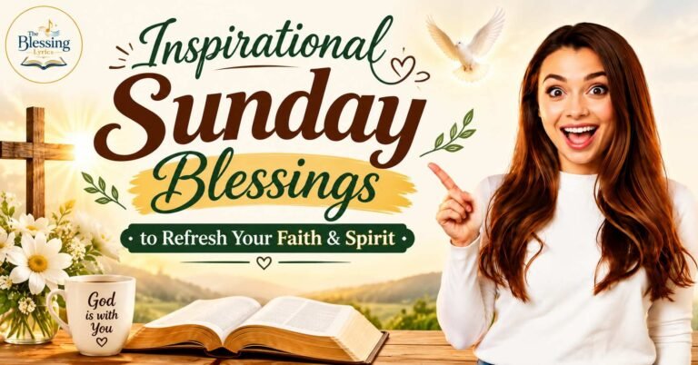 Inspirational Sunday Blessings to Refresh Your Faith & Spirit