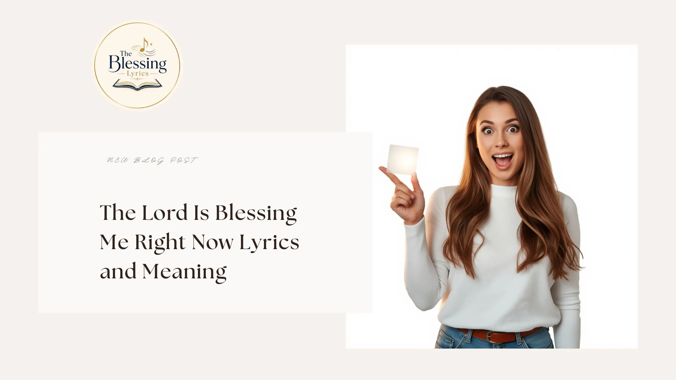 the lord is blessing me right now lyrics