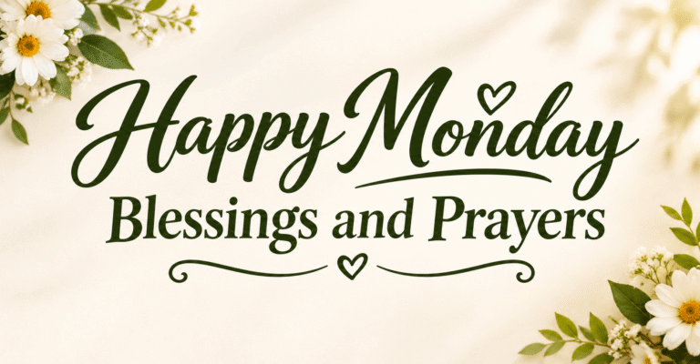 Happy Monday Blessings and Prayers