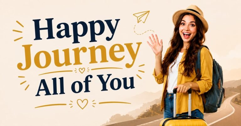Happy Journey All of You safe travel wishes